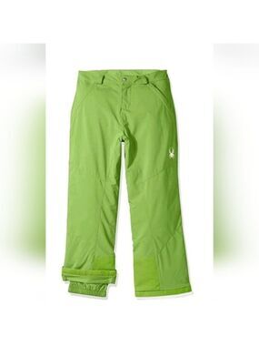 SPYDER | Girls Vixen Athletic Ski Snowboarding Snow Pants Green Sz 10